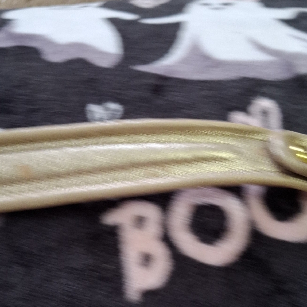 Coach Multicolor Plaid Shoulder Bag with Gold Buckles - Picture 7 of 8